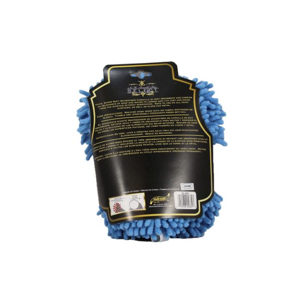 sm arnold chenille microfiber wash mitt in package back